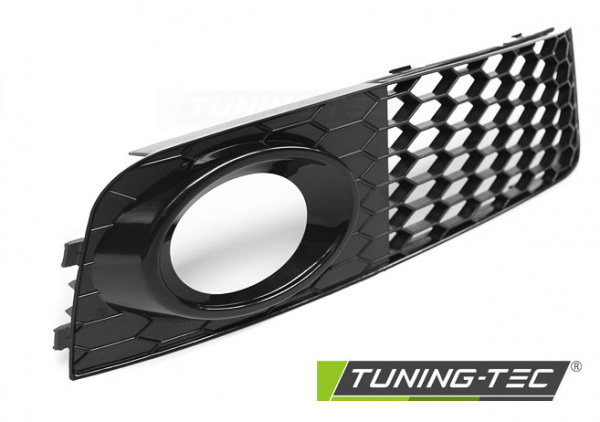 Upgrade Nebelscheinwerfer Gitter für Audi A4 B8 (8K) 08-11 Hochglanz schwarz